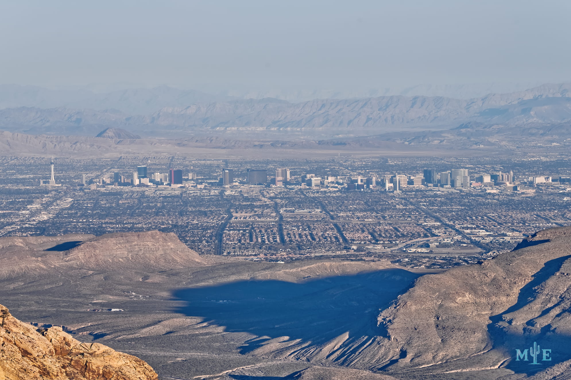 Las Vegas photography featuring the Strip skyline